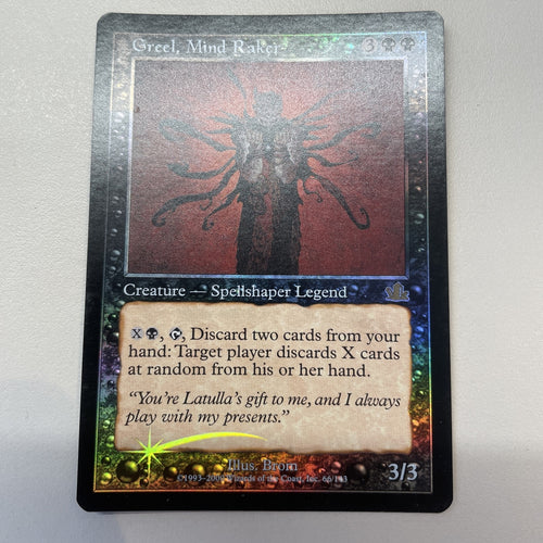 Greel, Mind Rakel - Prophecy FOIL Excellent Magic MTG