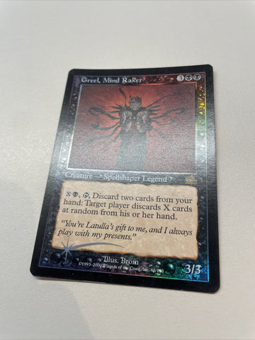 Greel, Mind Rakel - Prophecy FOIL Excellent Magic MTG (back)