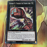 DRL3-EN024 Number 51: Finisher The Strong Arm Secret Rare 1st Ed Yugioh Card NM