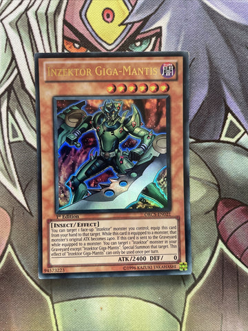 ORCS-EN021 Inzektor Giga-Mantis Ultra Rare 1st Edition Near Mint Yugioh