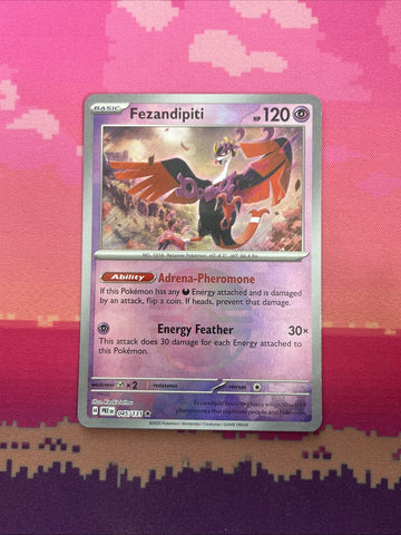 Pokemon Card Fezandipiti Prismatic Evolutions Pokeball 045/131 NM