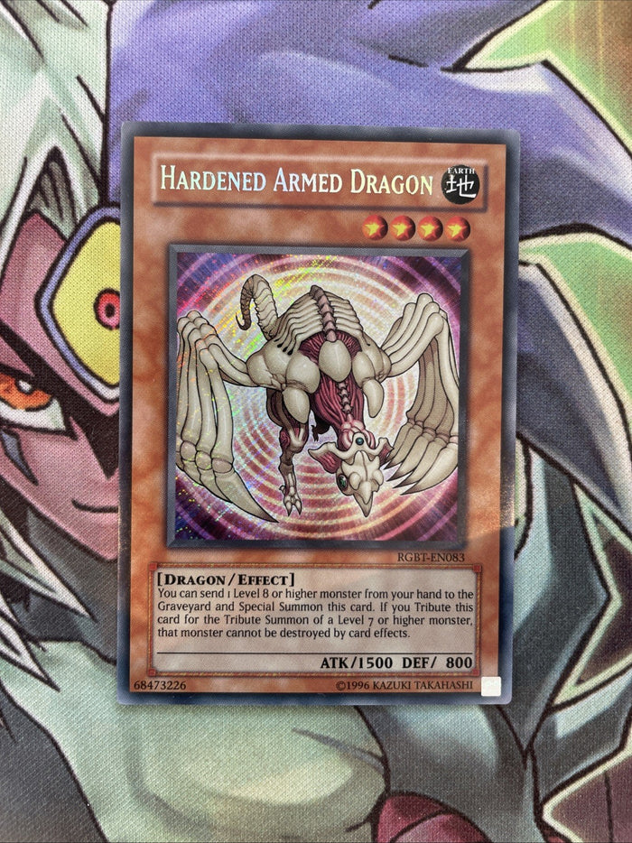 RGBT-EN083 Hardened Armed Dragon Secret Rare Unlimited Edition NM Yugioh Card