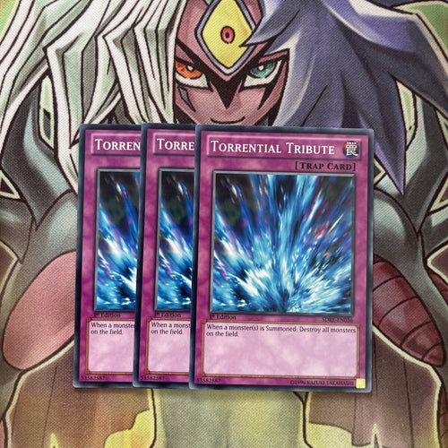 SDRE-EN036 x3 Torrential Tribute Common Excellent Condition Yugioh