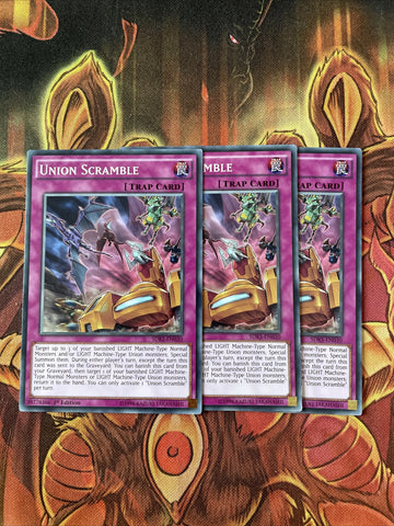 SDKS-EN030 Yugioh Union Scramble x3 Playset