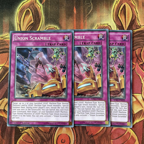SDKS-EN030 Yugioh Union Scramble x3 Playset