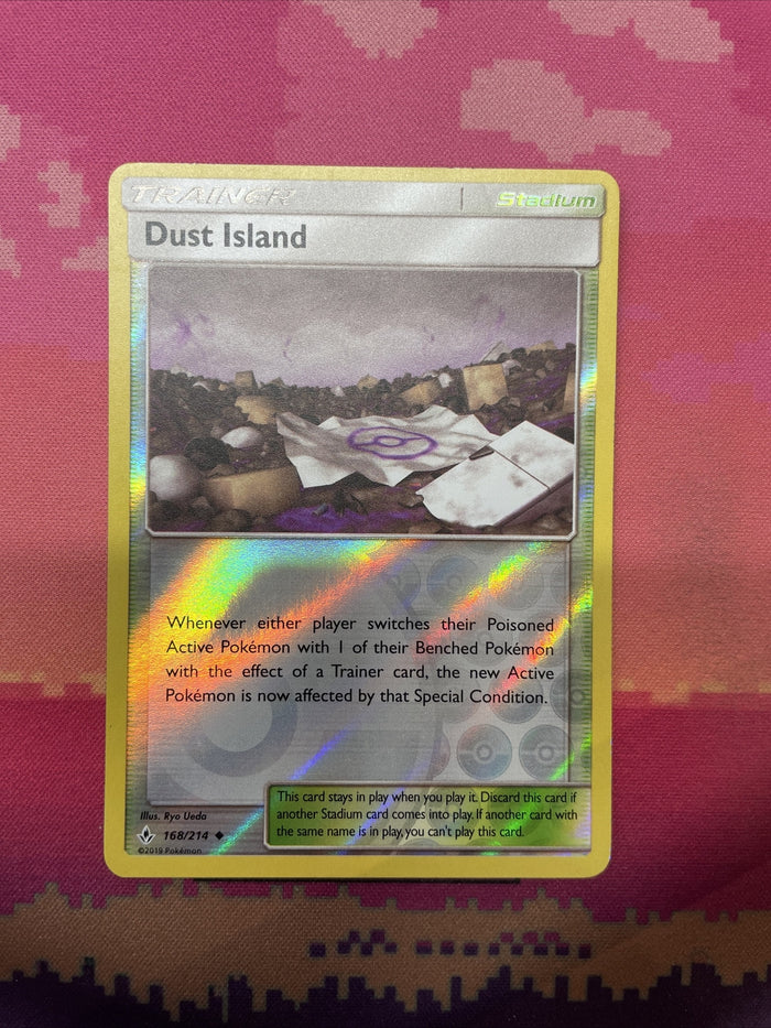 Pokemon Card Dust Island Unbroken Bonds Reverse Holo 168/214 Near Mint