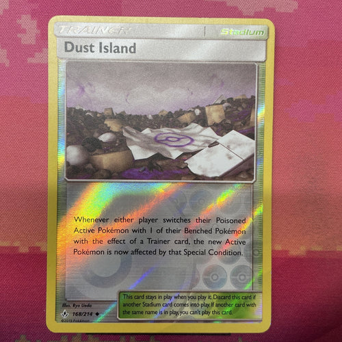 Pokemon Card Dust Island Unbroken Bonds Reverse Holo 168/214 Near Mint