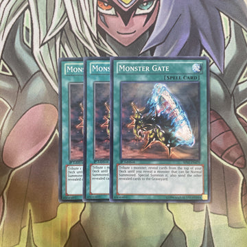 BP01-EN079 x3 Monster Gate Common Excellent Condition Yugioh