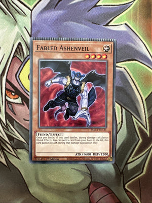 HAC1-EN134 Fabled Ashenveil Common MISPRINT 1st Edition NM Yugioh Card