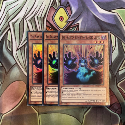 OP02-EN007 The Phantom Knights Of Ragged Gloves x3 Excellent Condition Yugioh