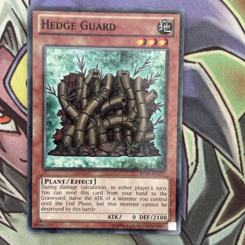 BP01-EN157 Hedge Guard Starfoil Rare Unlimited Edition NM Yugioh Card