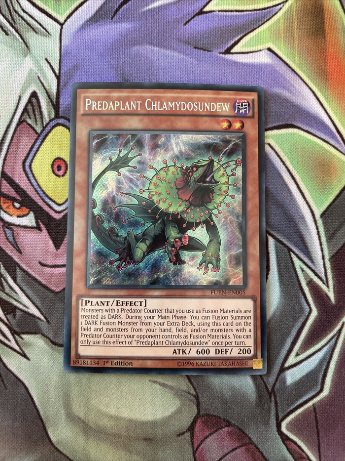 FUEN-EN005 Predaplant Chlamydosundew Secret Rare 1st Edition NM Yugioh Card
