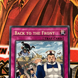MP18-EN087 Back to the Front Rare 1st Edition Mint YuGiOh Card