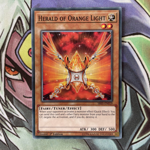 SR05-EN019 Herald Of Orange Light Common 1st Edition Near Mint YuGiOh Card