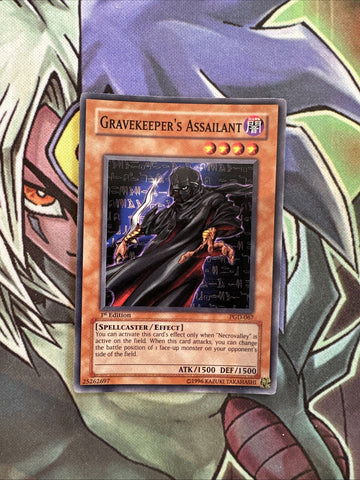 PGD-067 Gravekeeper's Assailant Common 1st Edition NM Yugioh Card