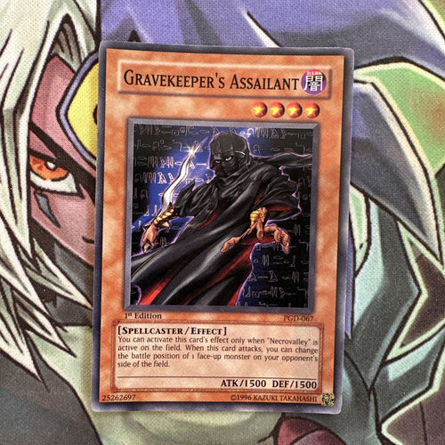 PGD-067 Gravekeeper's Assailant Common 1st Edition NM Yugioh Card
