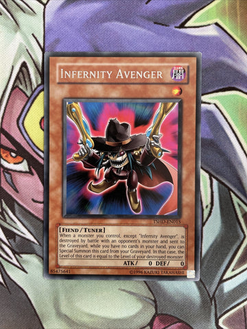 TSHD-EN015 Infernity Avenger Rare Mixed Editions NM/LP Yugioh Card