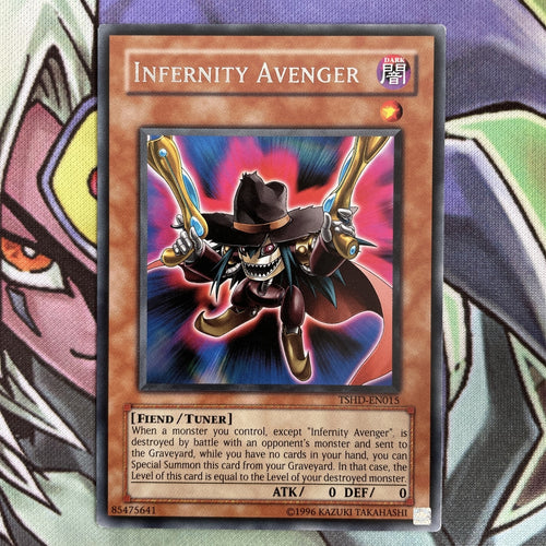 TSHD-EN015 Infernity Avenger Rare Mixed Editions NM/LP Yugioh Card