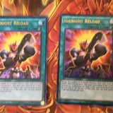 MP16-EN148 3 x Igknight Reload - Ultra Rare 1st Ed YUGIOH cards