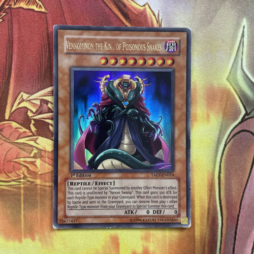 TAEV-EN014 Vennominon The King Of Poisonous Snakes (Ultra Rare 1st Ed) LP Yugioh