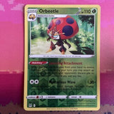 Pokemon Card Orbeetle Lost Origin Reverse Holo Rare 020/196 Near Mint