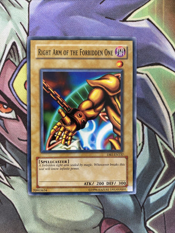 DB1-EN137 Right Arm Of The Forbidden One Common Unlimited Edition NM Yugioh Card