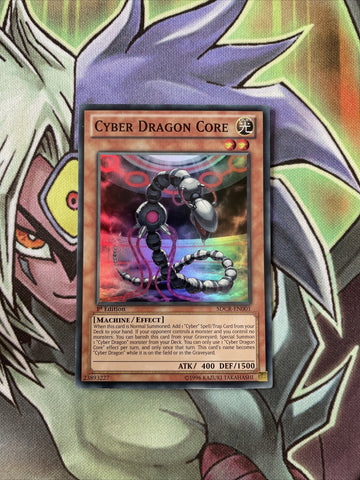 SDCR-EN001 Cyber Dragon Core Super Rare 1st Edition NM Yugioh Cards