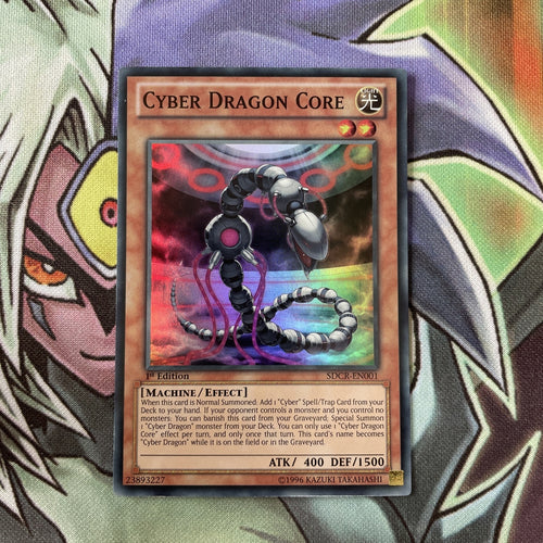 SDCR-EN001 Cyber Dragon Core Super Rare 1st Edition NM Yugioh Cards