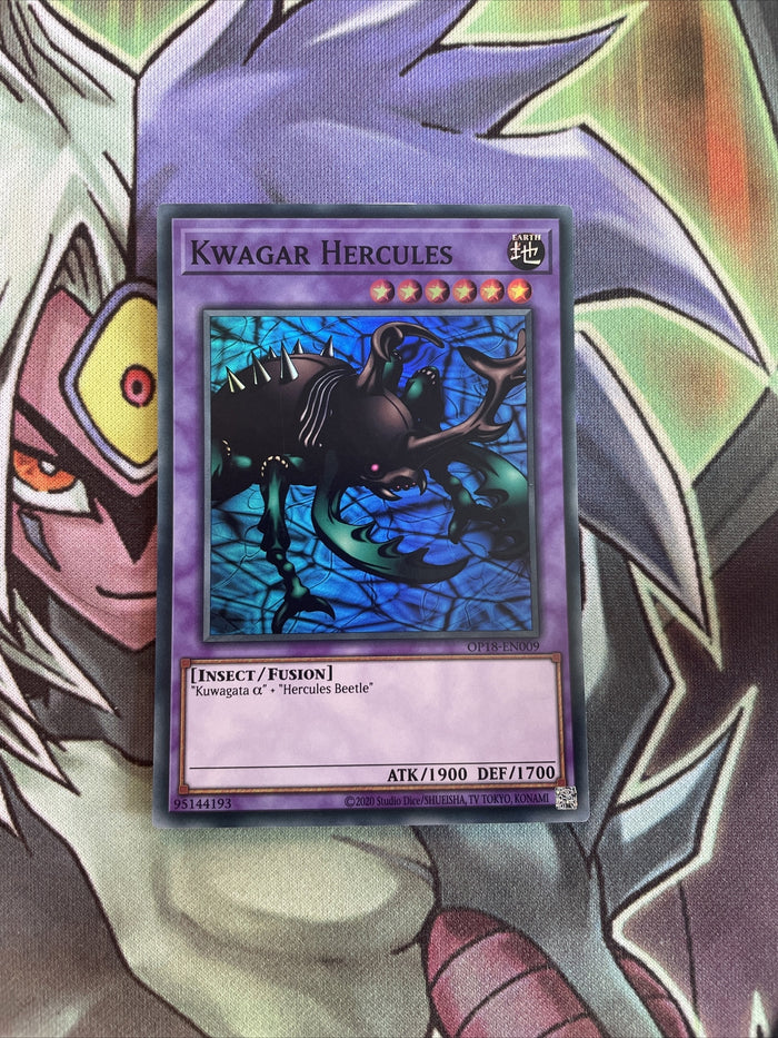 OP18-EN009 Kwagar Hercules Super Rare UNL Edition NM Yugioh Card