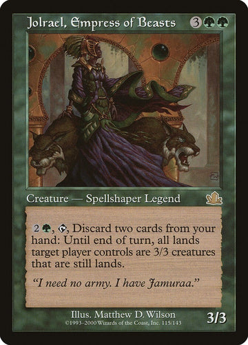 Jolrael, Emperess Of Beasts Prophecy Rare - Excellent Magic MTG