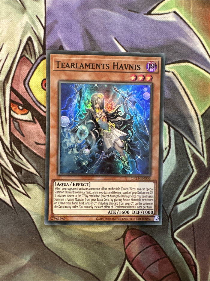 OP21-EN006 Tearlaments Havnis Super Rare Unlimited Edition NM Yugioh Card
