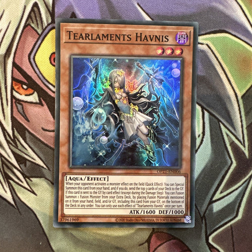 OP21-EN006 Tearlaments Havnis Super Rare Unlimited Edition NM Yugioh Card