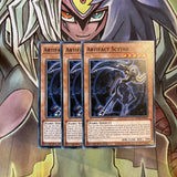 SDAZ-EN011 x3 Artifact Scythe Common Excellent Condition Yugioh
