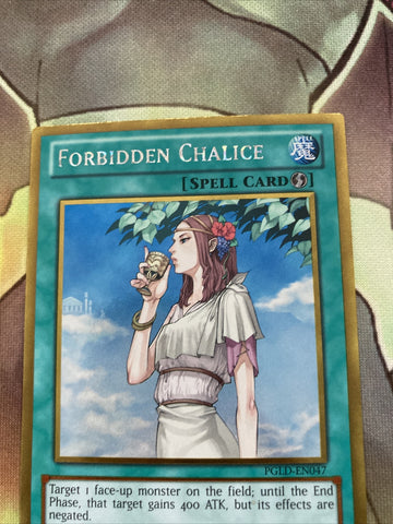 PGLD-EN047 YUGIOH FORBIDDEN CHALICE GOLD RARE NEAR MINT (back)