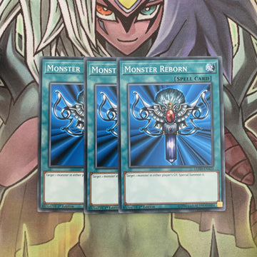 LEHD-ENA23 x3 Monster Reborn Common Excellent Condition Yugioh