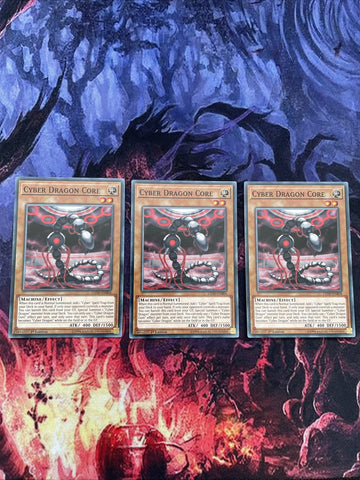LEDD-ENB04 Yugioh 3x Cyber Dragon Core 1st Edition