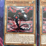 LEDD-ENB04 Yugioh 3x Cyber Dragon Core 1st Edition