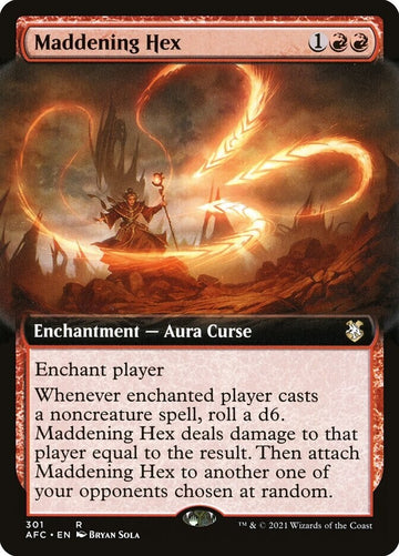 Maddening Hex Commander: Adventures Forgotten Realms EXTEND Excellent Magic MTG