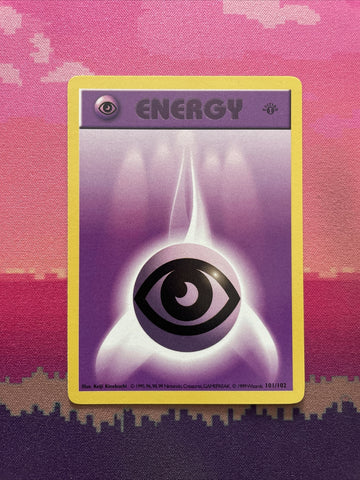 Pokemon Card Psychic Energy 1st Edition 101/102 Shadowless Base Set Near Mint