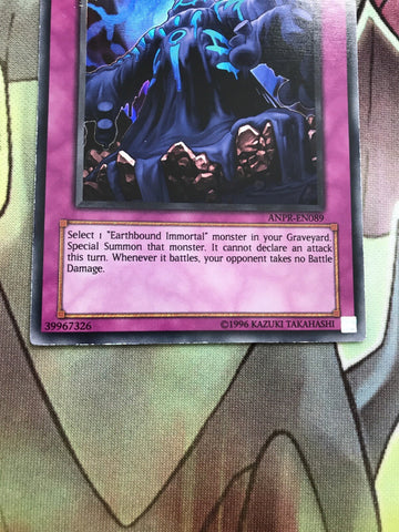 ANPR-EN089 Revival of the Immortals Unltd Ed (M/NM) Super Yugioh! (back)