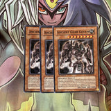 SD10-EN012 x3 Ancient Gear Golem Common Excellent Condition Yugioh