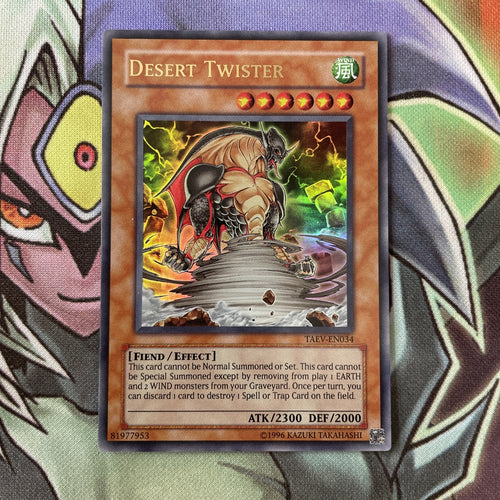 TAEV-EN034 Desert Twister Ultra Rare 1st Edition NM Yugioh Card