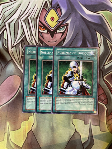 SD8-EN020 x3 Nobleman of Crossout Common Excellent Condition Yugioh