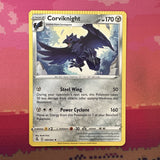 Pokemon Card Corviknight Fusion Strike CRIMPED Rare 190/264 Near Mint