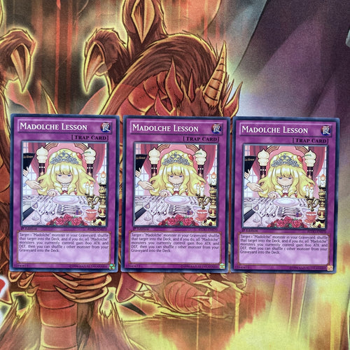 REDU-EN070 Madolche Lesson Common 3 x Yugioh Card 1st Edition New