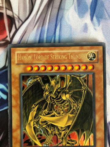 SOI-EN002 Yugioh Hamon, Lord Of Striking Thunder Ultra Rare UNL Edition (back)