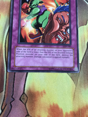 LON-085 Destruction Punch - Rare - Legacy Of Darkness -Used NM Yugioh (back)