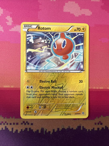 Pokemon Card Rotom Ancient Origin Reverse Holo 29/98 Near Mint