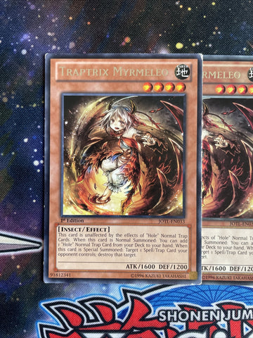 JOTL-EN033 x3 Traptrix Myrmeleo Common Playset Yugioh (back)