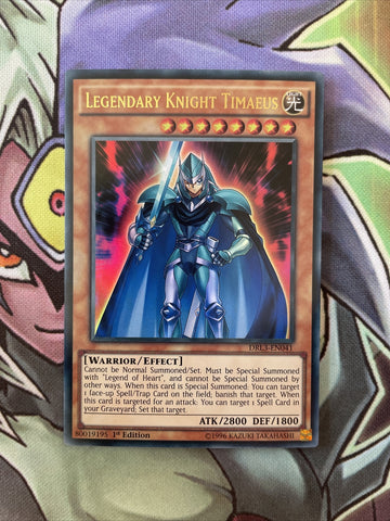 DRL3-EN041 Legendary Knight Timaeus Ultra Rare 1st Edition NM Yugioh Card